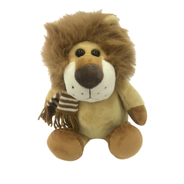 Peluche lion porter écharpe